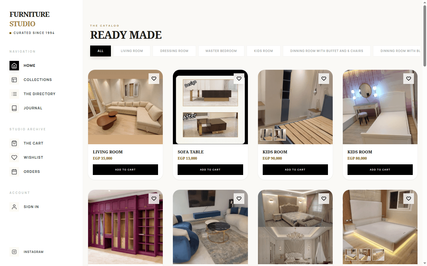 Furniture Studio